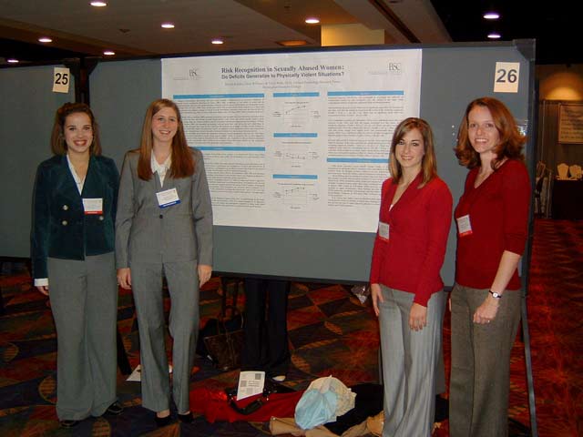 From left: M. Claire Williams, Meredith Wolfe, Rachel Kendra, Dr. Tricia Witte